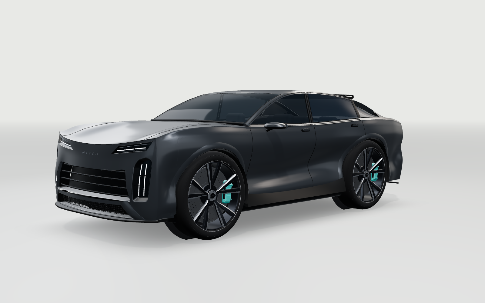 MTech A2 in the 3D studio, front exterior view